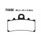 Klocki hamulcowe EBC FA 606 EPFA HH (2 szt.)
