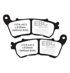 Klocki hamulcowe EBC EPFA640HH Extreme Pro (kpl. na 1 tarcze)