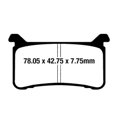 Klocki hamulcowe EBC FA 700 EPFA HH (2 szt.)