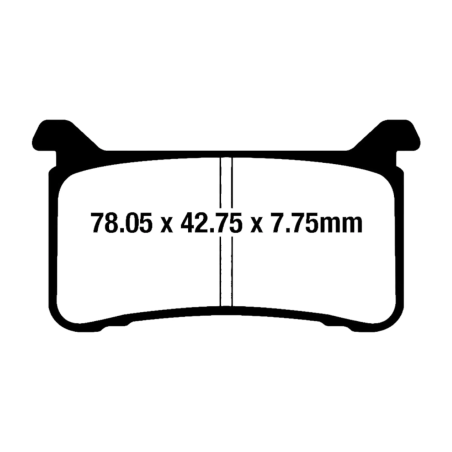 Klocki hamulcowe EBC FA 700 EPFA HH (2 szt.)