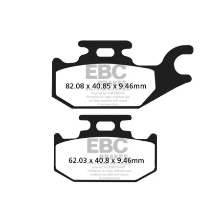 Klocki hamulcowe EBC FA 307 SXR HH (2 szt.)