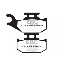 Klocki hamulcowe EBC FA 317 SXR HH (2 szt.)