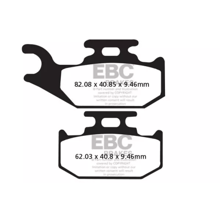 Klocki hamulcowe EBC FA 317 SXR HH (2 szt.)