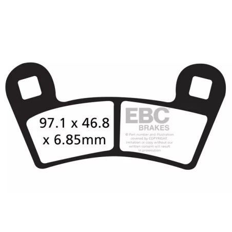 Klocki hamulcowe EBC FA 456 SXR HH (2 szt.)