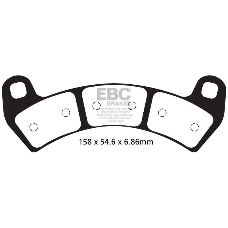 Klocki hamulcowe EBC SXR680HH Side By Side Race Formula (kpl. na 1 tarcze)