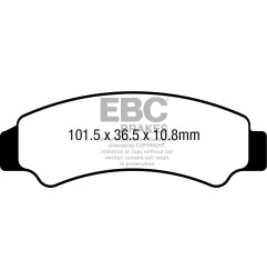 Klocki hamulcowe EBC SXR726HH Side By Side Race Formula (kpl. na 1 tarcze)