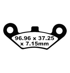 Klocki hamulcowe EBC FA 453 R (2 szt.)
