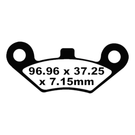 Klocki hamulcowe EBC FA 453 R (2 szt.)