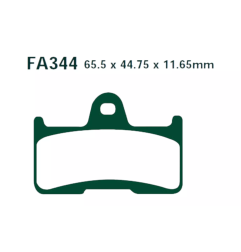 Klocki hamulcowe EBC FA 344 R (2 szt.)