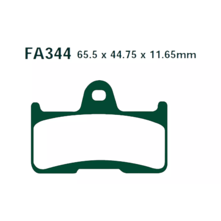Klocki hamulcowe EBC FA 344 R (2 szt.)