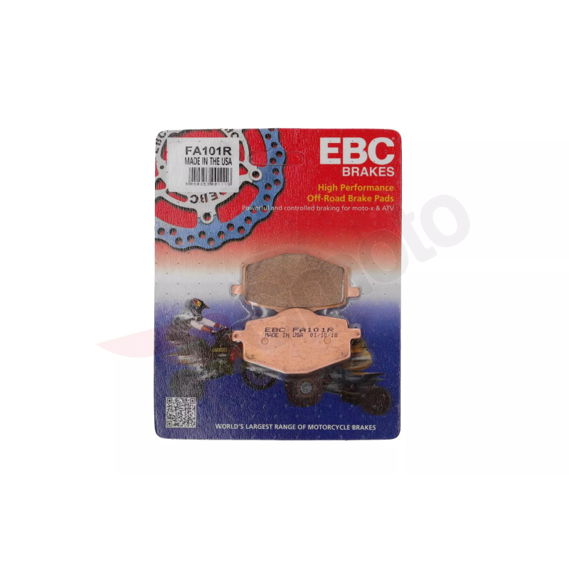 Klocki hamulcowe EBC FA 101 R (2 szt.)