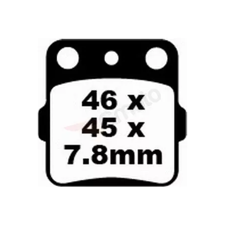 Klocki hamulcowe EBC FA 084 R (2 szt.)