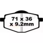 Klocki hamulcowe EBC FA 101 R (2 szt.)