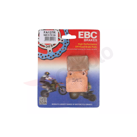 Klocki hamulcowe EBC FA 137 R (2 szt.)