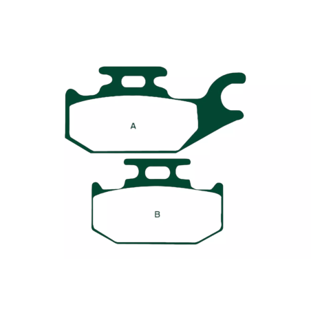 Klocki hamulcowe EBC FA 307 R (2 szt.)