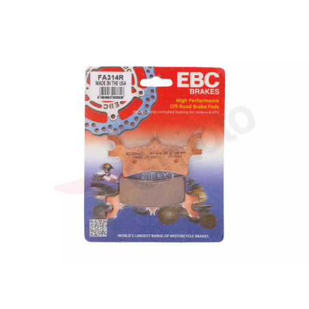 Klocki hamulcowe EBC FA 314 R (2 szt.)