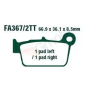 Klocki hamulcowe EBC FA 367 R (2 szt.)