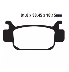 Klocki hamulcowe EBC FA 410 R (2 szt.)