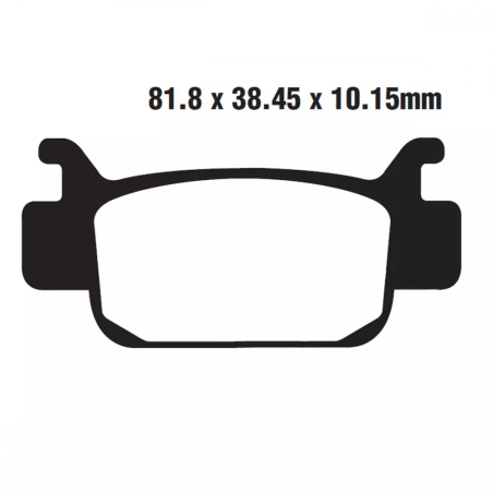 Klocki hamulcowe EBC FA 410 R (2 szt.)