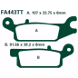 Klocki hamulcowe EBC FA 443 R (2 szt.) Klocki hamulcowe EBC FA 443 R (2 szt.)