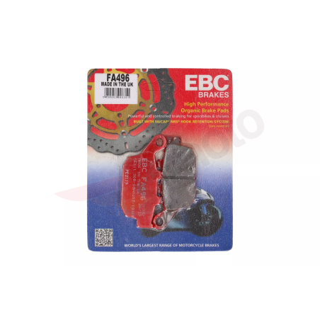 Klocki hamulcowe EBC FA 496 (2 szt.)