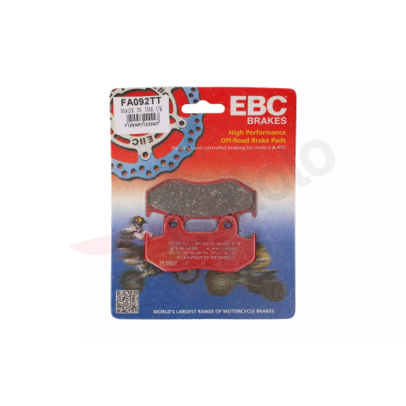 Klocki hamulcowe EBC FA 092 TT (2 szt.)