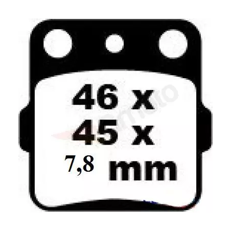 Klocki hamulcowe EBC FA 084 TT (2 szt.)