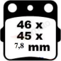 Klocki hamulcowe EBC FA 084 TT (2 szt.) Klocki hamulcowe EBC FA 084 TT (2 szt.)