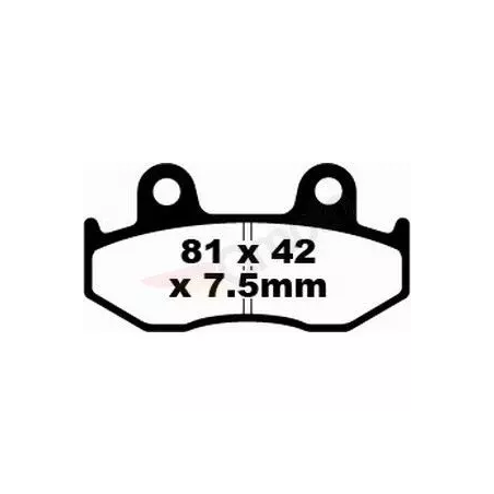 Klocki hamulcowe EBC FA 092 TT (2 szt.)