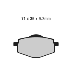 Klocki hamulcowe EBC FA 101 TT (2 szt.)