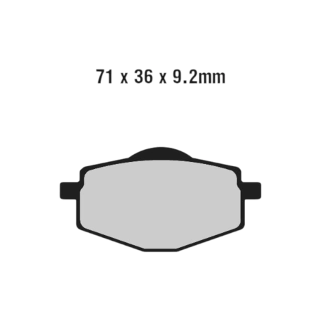 Klocki hamulcowe EBC FA 101 TT (2 szt.)