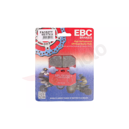 Klocki hamulcowe EBC FA 152 TT (2 szt.)