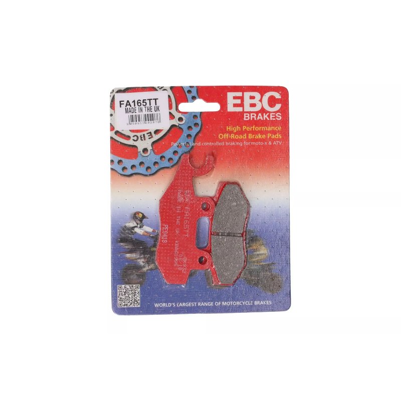 Klocki hamulcowe EBC FA 165 TT (2 szt.) Klocki hamulcowe EBC FA 165 TT (2 szt.)