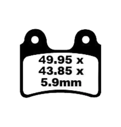 Klocki hamulcowe EBC FA 303 TT (2 szt.)