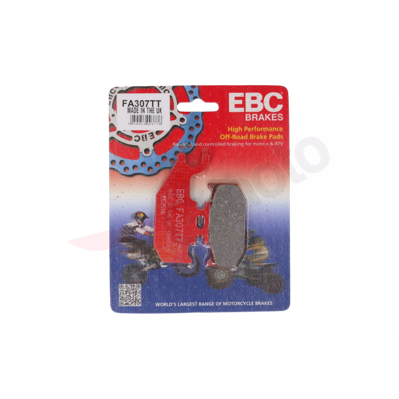 Klocki hamulcowe EBC FA 307 TT (2 szt.) Klocki hamulcowe EBC FA 307 TT (2 szt.)