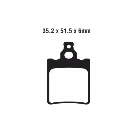 Klocki hamulcowe EBC FA 337 TT (2 szt.)