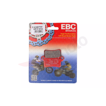 Klocki hamulcowe EBC FA 357 TT (2 szt.)