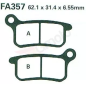 Klocki hamulcowe EBC FA 357 TT (2 szt.) Klocki hamulcowe EBC FA 357 TT (2 szt.)