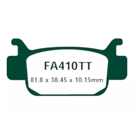 Klocki hamulcowe EBC FA 410 TT (2 szt.)