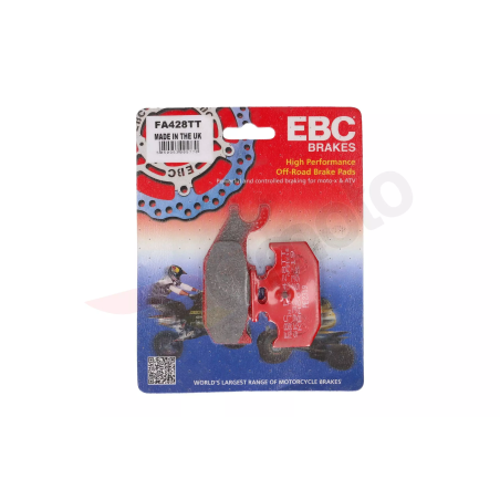 Klocki hamulcowe EBC FA 428 TT (2 szt.)