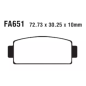 Klocki hamulcowe EBC FA 651 TT (2 szt.) Klocki hamulcowe EBC FA 651 TT (2 szt.)
