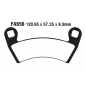 Klocki hamulcowe EBC FA 656 TT (2 szt.) Klocki hamulcowe EBC FA 656 TT (2 szt.)