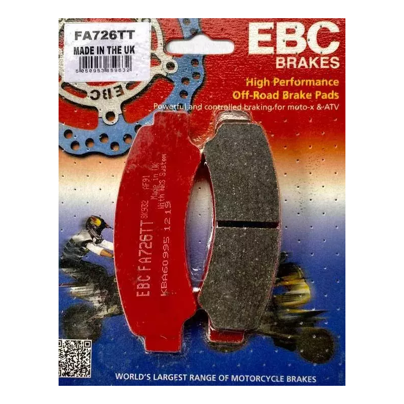 Klocki hamulcowe EBC FA 726 TT (2 szt.) Klocki hamulcowe EBC FA 726 TT (2 szt.)