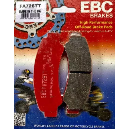 Klocki hamulcowe EBC FA 726 TT (2 szt.)
