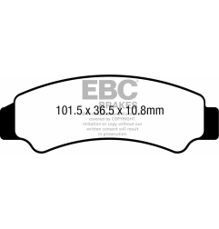 Klocki hamulcowe EBC FA 726 TT (2 szt.)