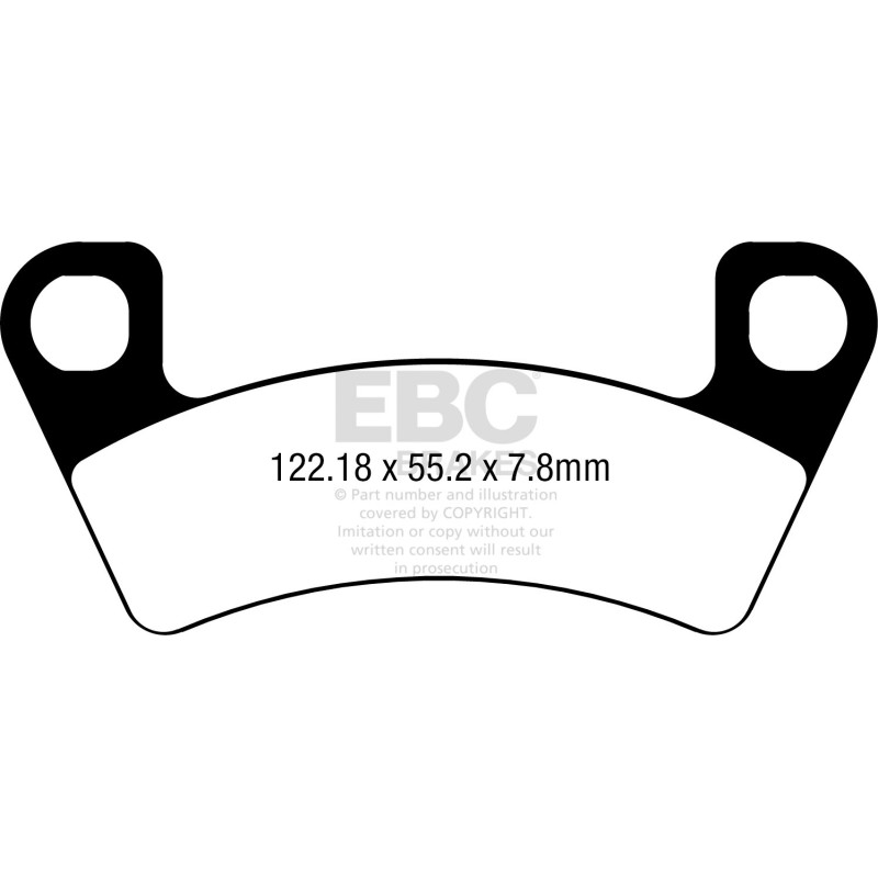Klocki hamulcowe EBC FA740TT (kpl. na 1 tarcze) Klocki hamulcowe EBC FA740TT (kpl. na 1 tarcze)