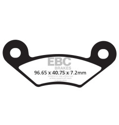 Klocki hamulcowe EBC FA483TT (kpl. na 1 tarcze)