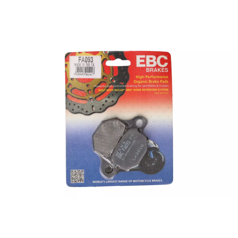Klocki hamulcowe EBC FA 093 (2 szt.) Klocki hamulcowe EBC FA 093 (2 szt.)