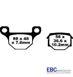 Klocki hamulcowe EBC FA 093 (2 szt.)