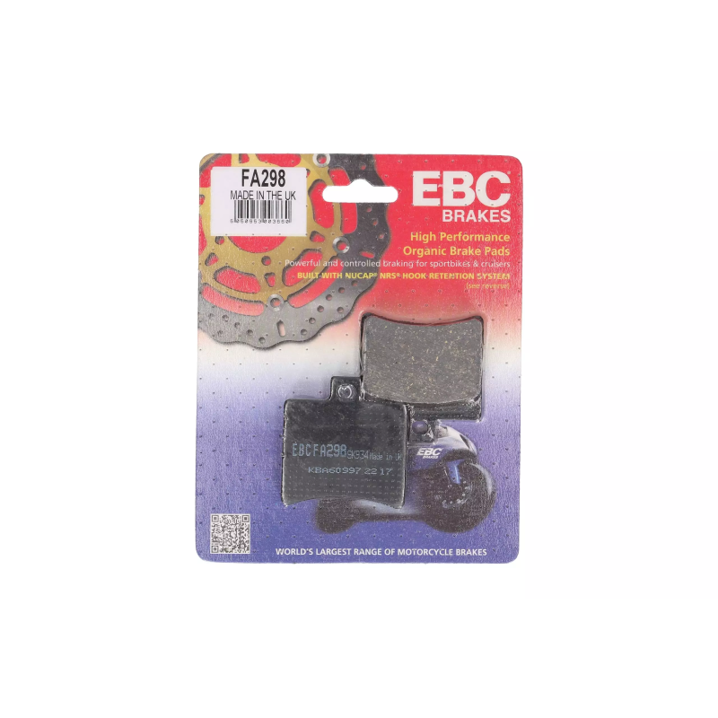 Klocki hamulcowe EBC FA 298 (2 szt.)